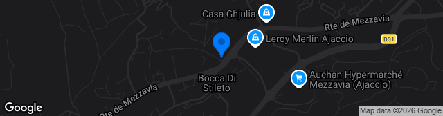 Map showing Stade Ange Casanova