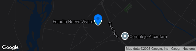 Map showing Estadio Municipal Nuevo Vivero