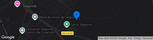 Map showing Estadio Municipal de La Albuera
