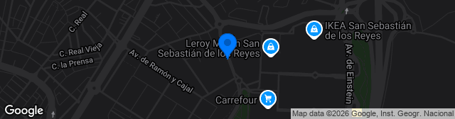 Map showing Estadio Municipal Nuevo Matapiñonera