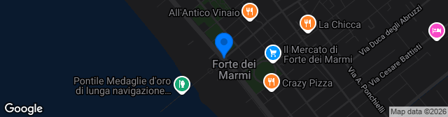 Map showing Stadio Comunale Carlo Necchi