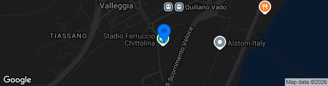 Map showing Stadio Ferruccio Chittolina