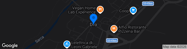 Map showing Stadio Comunale Dro