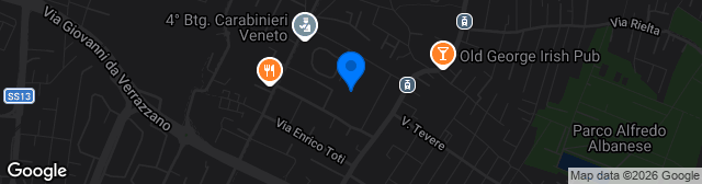 Map showing Stadio Francesco Baracca