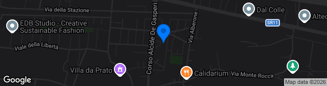 Map showing Stadio Comunale di Caldiero