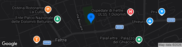 Map showing Stadio Zugni Tauro