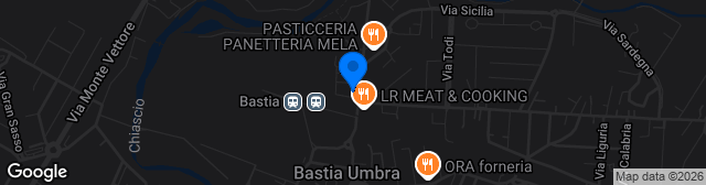 Map showing Stadio Comunale