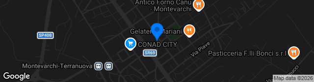 Map showing Stadio Gastone Brilli Peri