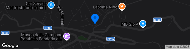 Map showing Stadio Comunale Civitelle
