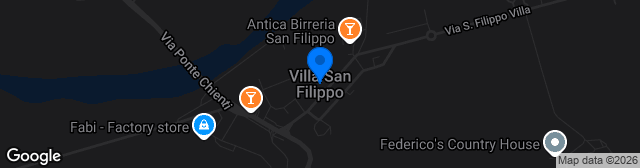 Map showing Stadio Comunale Villa San Filippo