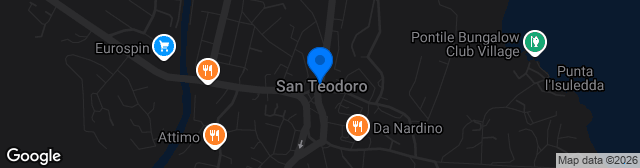 Map showing Stadio Comunale San Teodoro