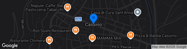 Map showing Stadio Comunale Gino Salvetti