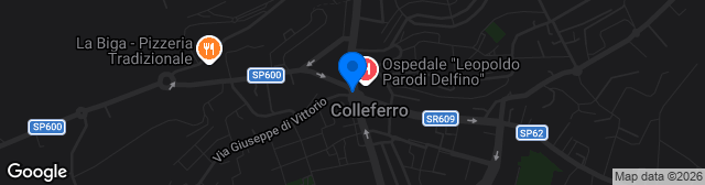 Map showing Campo Sportivo Caslini Andrea