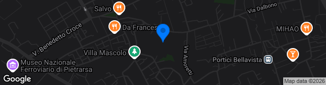 Map showing Stadio San Ciro