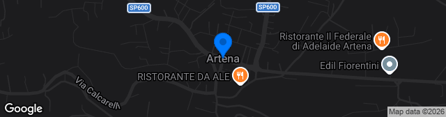 Map showing Stadio Comunale (Sintex)