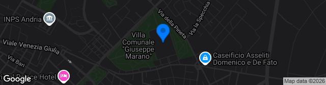 Map showing Stadio Degli Ulivi
