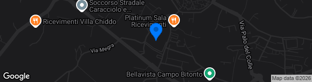 Map showing Campo Sportivo Comunale Città degli Ulivi