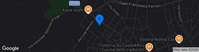 Map showing Stadio Giuseppe Capozza
