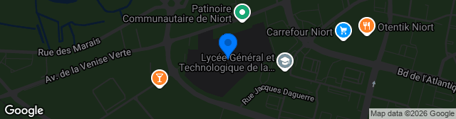Map showing Stade René Gaillard