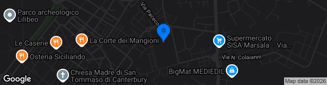 Map showing Stadio Antonio Lombardo Angotta