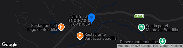 Map showing Campo de Fútbol Municipal de Boadilla del Monte