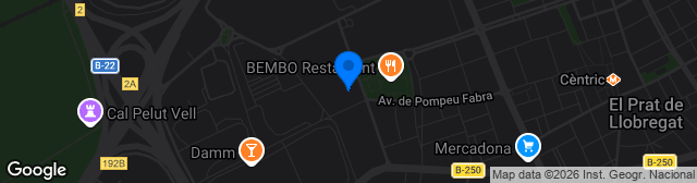 Map showing Estadio Municipal Sagnier