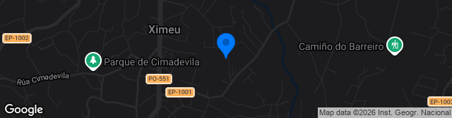 Map showing Campo do Morrazo