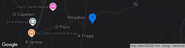 Map showing Estadio Do Viso