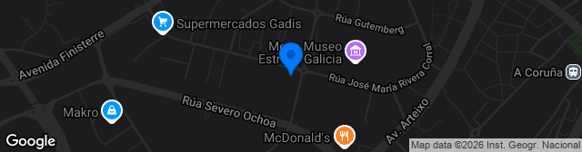 Map showing Campo Municipal de Fútbol Rodrigo García Vizoso