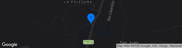 Map showing Estadio Santianes