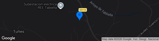 Map showing Estadio Tabiella