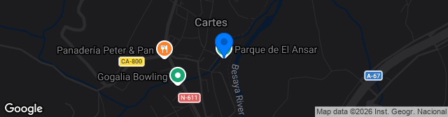 Map showing Campo de Fútbol El Ansar