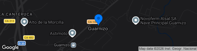 Map showing Estadio El Pilar