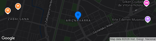 Map showing Estadio Ariznabarra