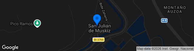 Map showing Estadio El Malecón Muskiz