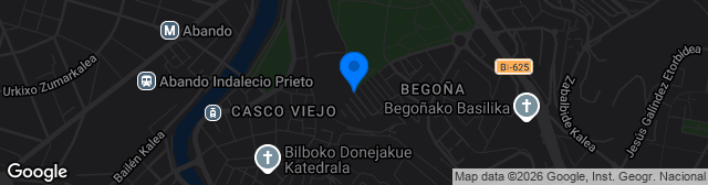 Map showing Estadio Mallona