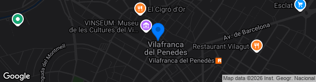 Map showing Camp Municipal d'Esports