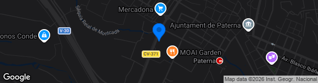 Map showing Estadio Municipal Gerardo Salvador