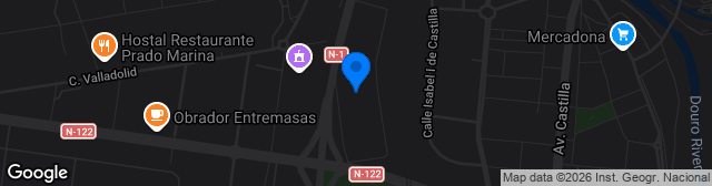Map showing Estadio El Montecillo