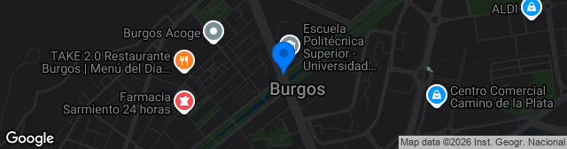 Map showing Nuevo Campo San Amaro
