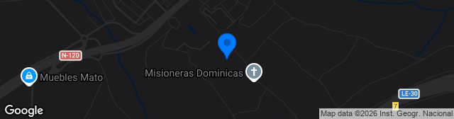 Map showing Campo Los Dominicos