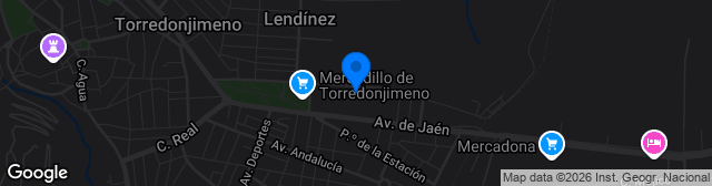 Map showing Estadio Matías Prats