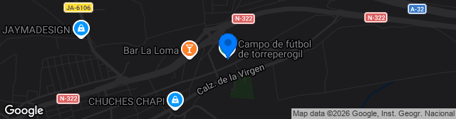 Map showing Polideportivo Municipal Abdon Martínez Fariñas