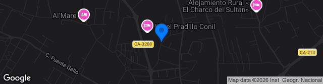 Map showing Estadio Municipal Jose António Pérez Ureba