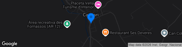 Map showing Estadi Municipal Els Arcs