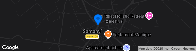 Map showing Estadio Municipal de Santanyí