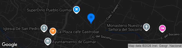 Map showing Estadio de Tasagaya