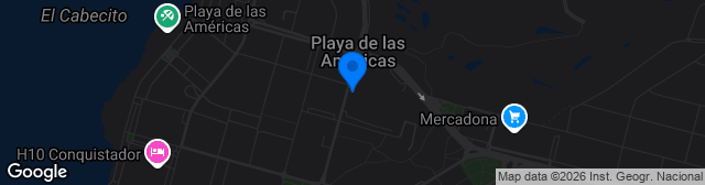 Map showing Estadio Antonio Domínguez Alfonso