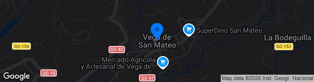 Map showing Campo de Futbol Vega de San Mateo
