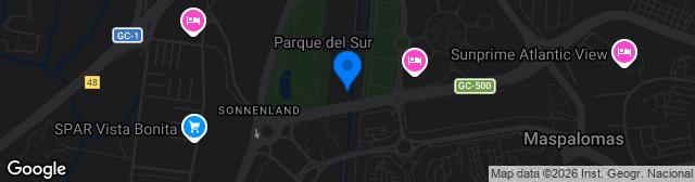 Map showing Ciudad Deportiva de Maspalomas